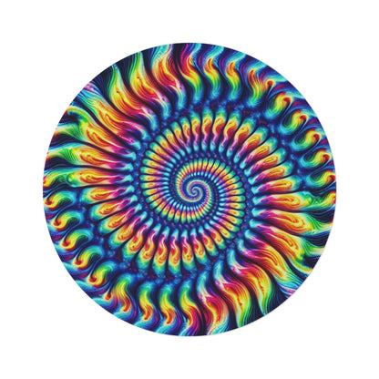 TripTubeLightLoomings Infinity Patterns Round Rug