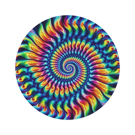 TripTubeLightLoomings Infinity Patterns Round Rug