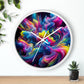 Leonarda Fontana - Trippy Infinity Patterns Wall Clock