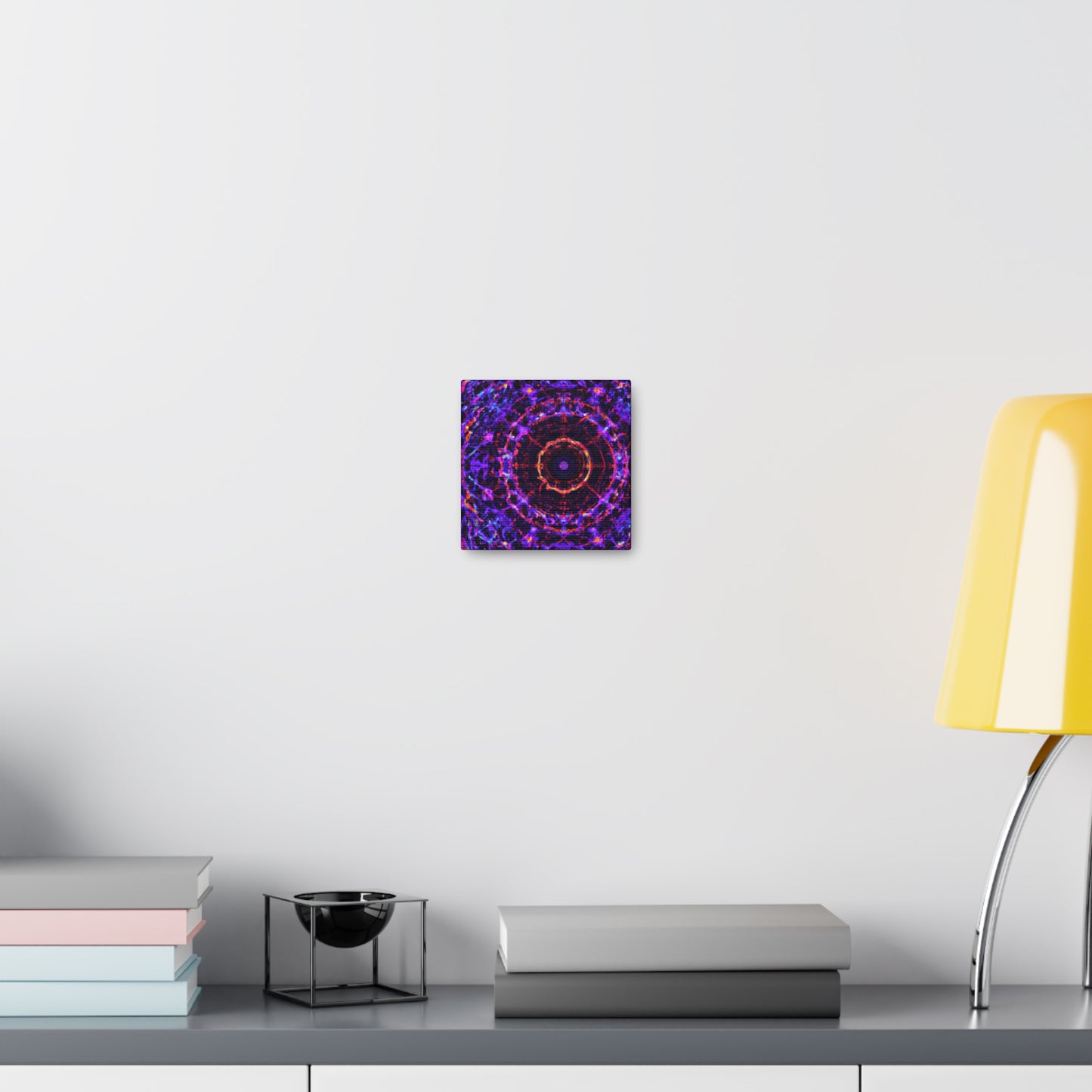 Cosmic Psychedelic Universe. Trippy Infinity Patterns Art Canvas