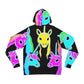 Neon Fantasy Unicorns. - Unicorns AOP Hoodie
