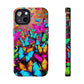 "Neonardie's Dreamscape" NEON Butterflies Tough Phone Case