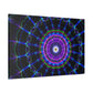 Neon Infinity Vortex. Trippy Infinity Patterns Art Canvas