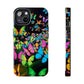 Neon Butterfly Congregation. NEON Butterflies Tough Phone Case