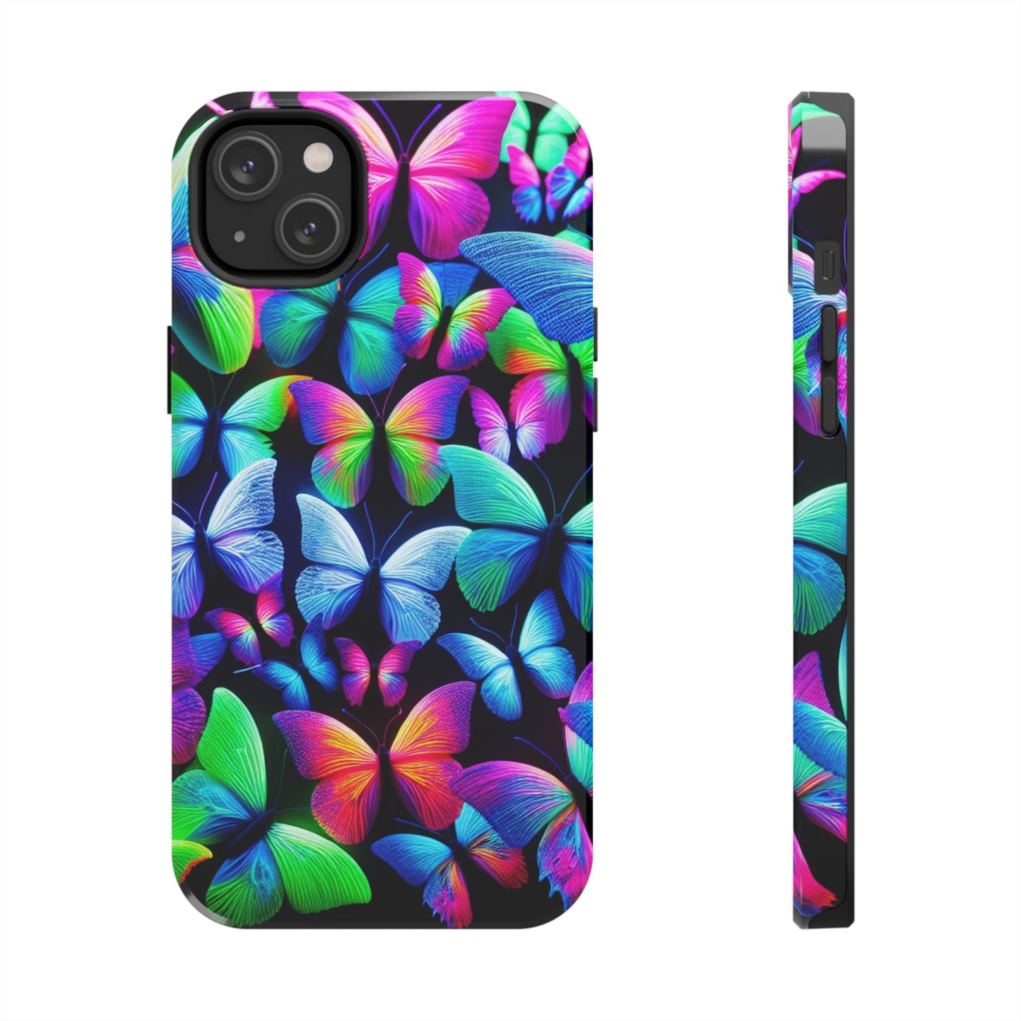 "Neon Splendor" NEON Butterflies Tough Phone Case
