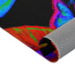 Neon Splendour. Butterflies & Mushrooms Area Rug