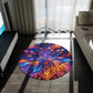 Cosmic Euphoria Splatter Infinity Patterns Round Rug