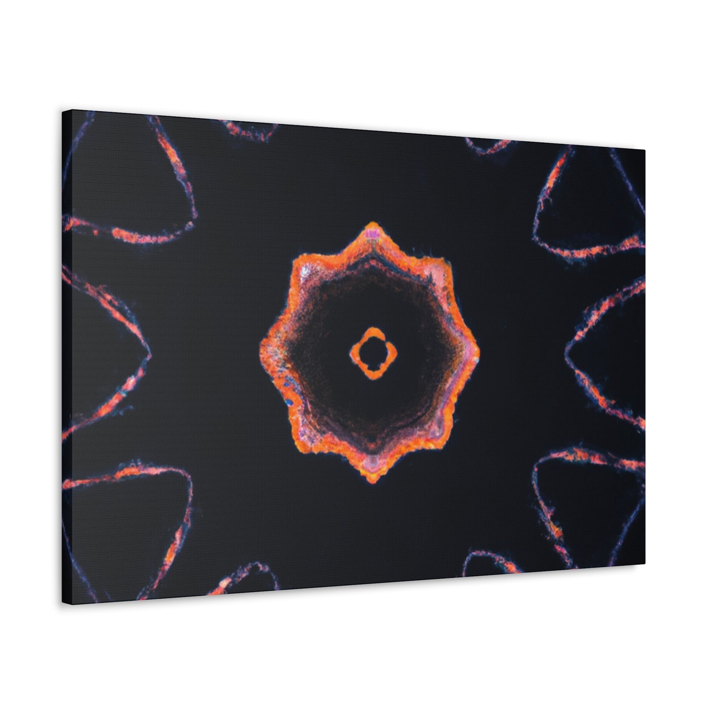 Neon Phantasmagoria Infinity. Trippy Infinity Patterns Art Canvas