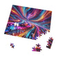 NeonInfinityVibe. - Neon Trippy Infinity Patterns Puzzle 30, 110, 252, and 1000 Pieces
