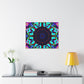 Vibrant Trippy Neon Infinity Prismatic Play. Trippy Infinity Patterns Art Canvas
