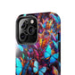 "Illuminated Flight" NEON Butterflies Tough Phone Case
