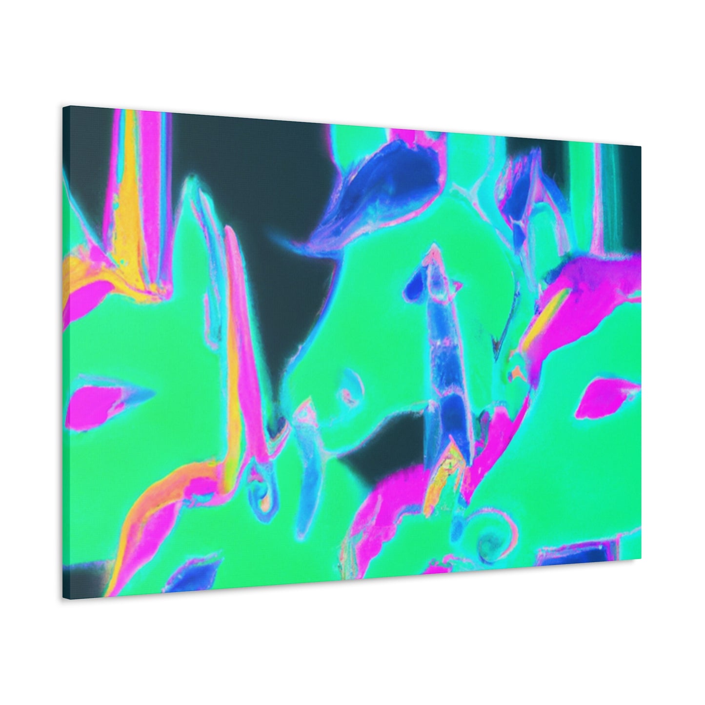 "Radiate Unicorns" NEON Unicorns Art Canvas