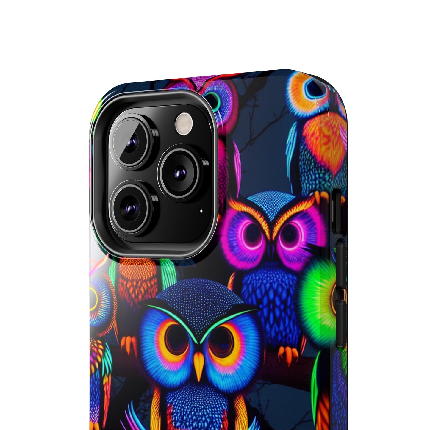 Neon Gloowls. NEON Owls Tough Phone Case