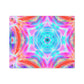 Neon Vortex Trippy Infinity Patterns Acrylic Art Panel
