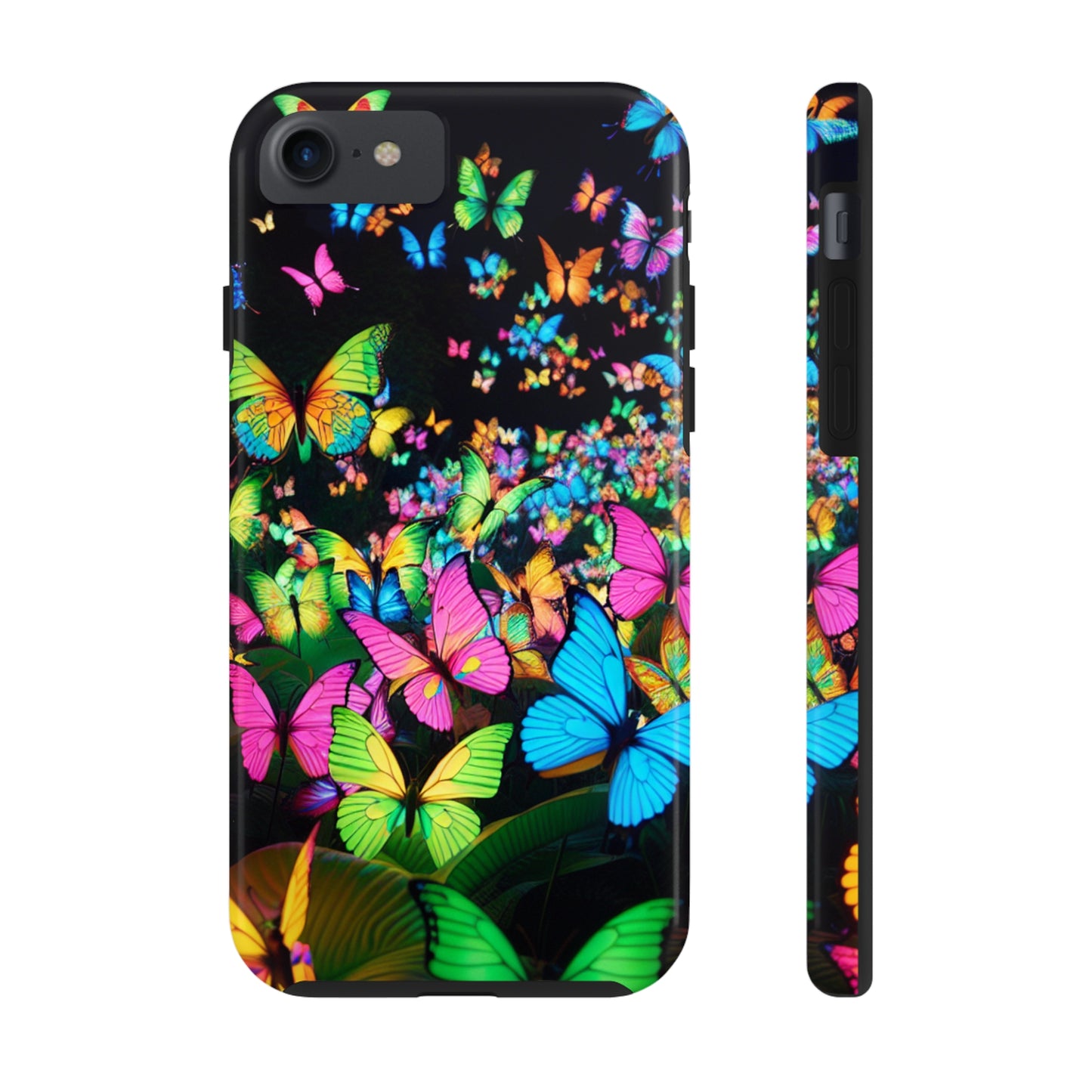 Neon Butterfly Congregation. NEON Butterflies Tough Phone Case