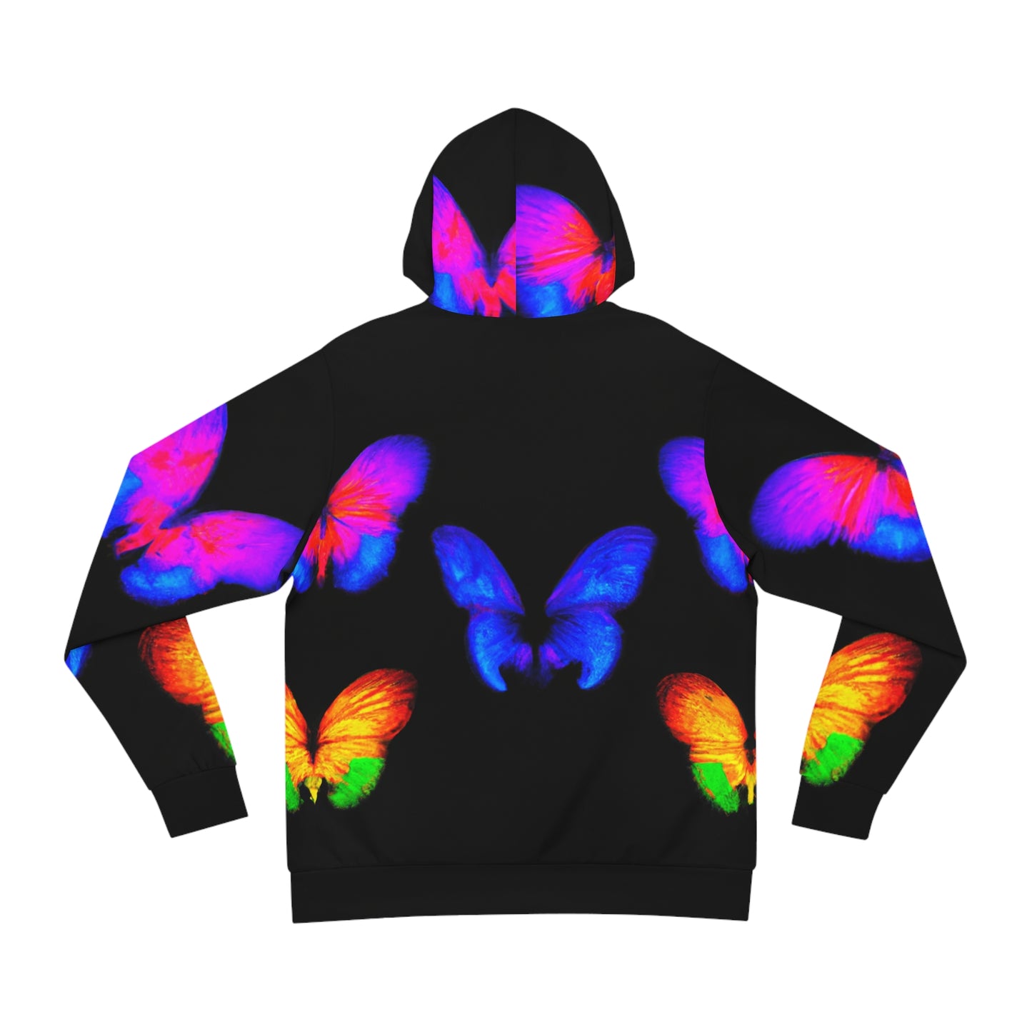 "Aurora Flutter" - Butterflies AOP Hoodie
