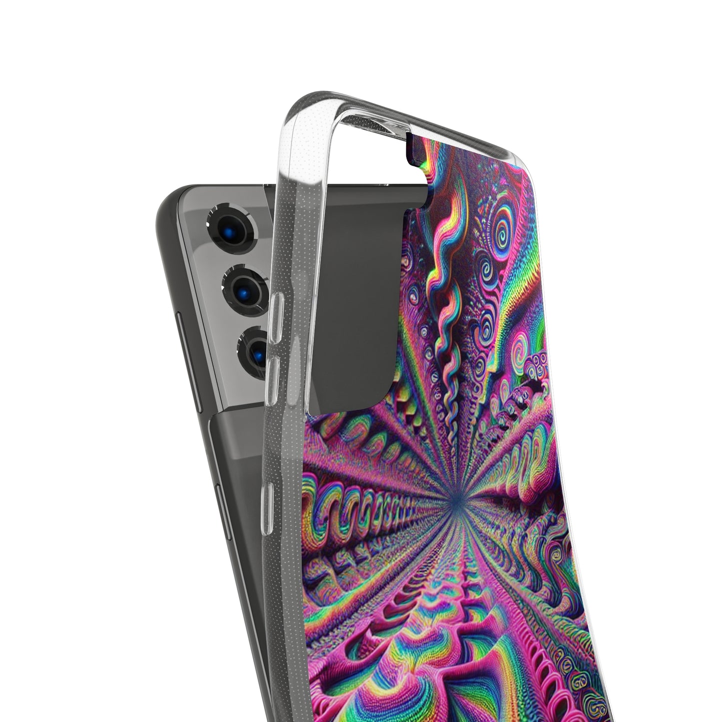 VibrancyInfiniteNeonacopia Infinity Patterns Art Polycarbonate Phone Case