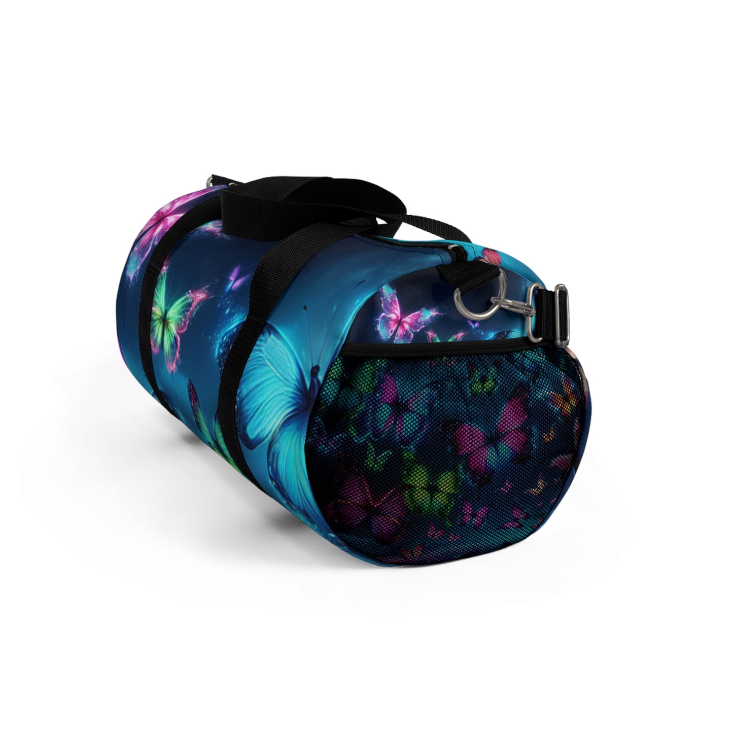 "Butterfly Nebula" - Neon Butterflies Duffle Bag
