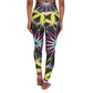 "Infinite Fluorescence Reverie" - Trippy Infinity Patterns Leggings