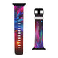 "Neon Wave Surfing" - Trippy Infinity Patterns Iwatch Band