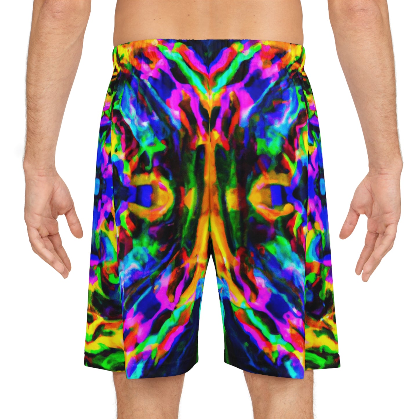 Pietro Di Bellini - Trippy Infinity Patterns Rave Shorts