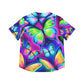 "Neon Embrace" Neon Butterflies Womans Jersey