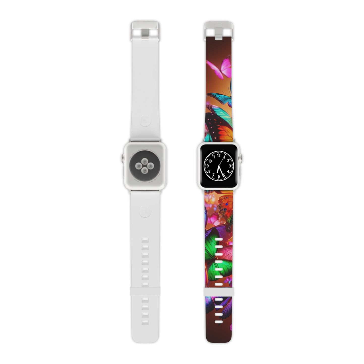 "Neon Flutterbyes" - NEON Butterflies Iwatch Band
