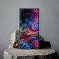 Neon Dreamscapes Infinity Patterns Art Polycarbonate Phone Case
