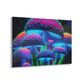 Neon Fungi Flourish. Mushrooms 1/4" Glossy Acrylic Art