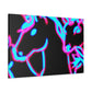 Vibrant Neon Dreamscape NEON Unicorns Art Canvas