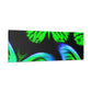 "Neon Dreamweavers". Neon Butterflies  Art Canvas
