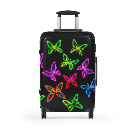 Neon Flight! - Neon Butterflies  Suitcase