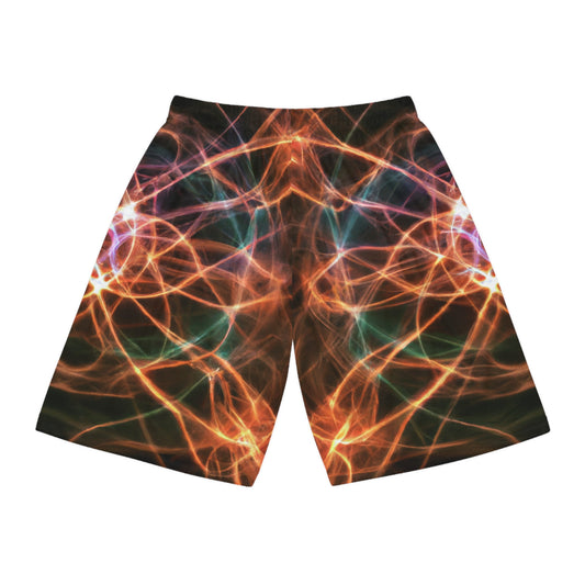 Hugo Razeford - Trippy Infinity Patterns Rave Shorts