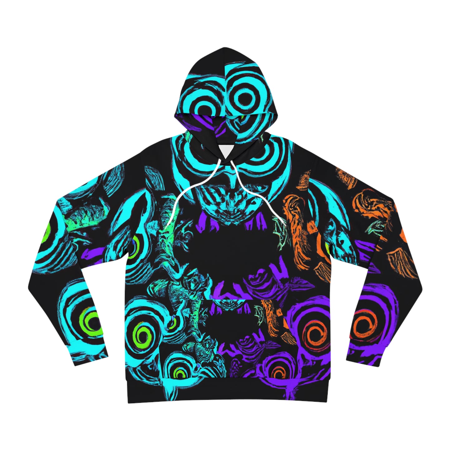 "Dawn of the Neon Hooters" - NEON Owls AOP Hoodie