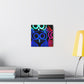 Neon Night Owls. NEON Owls Art Canvas