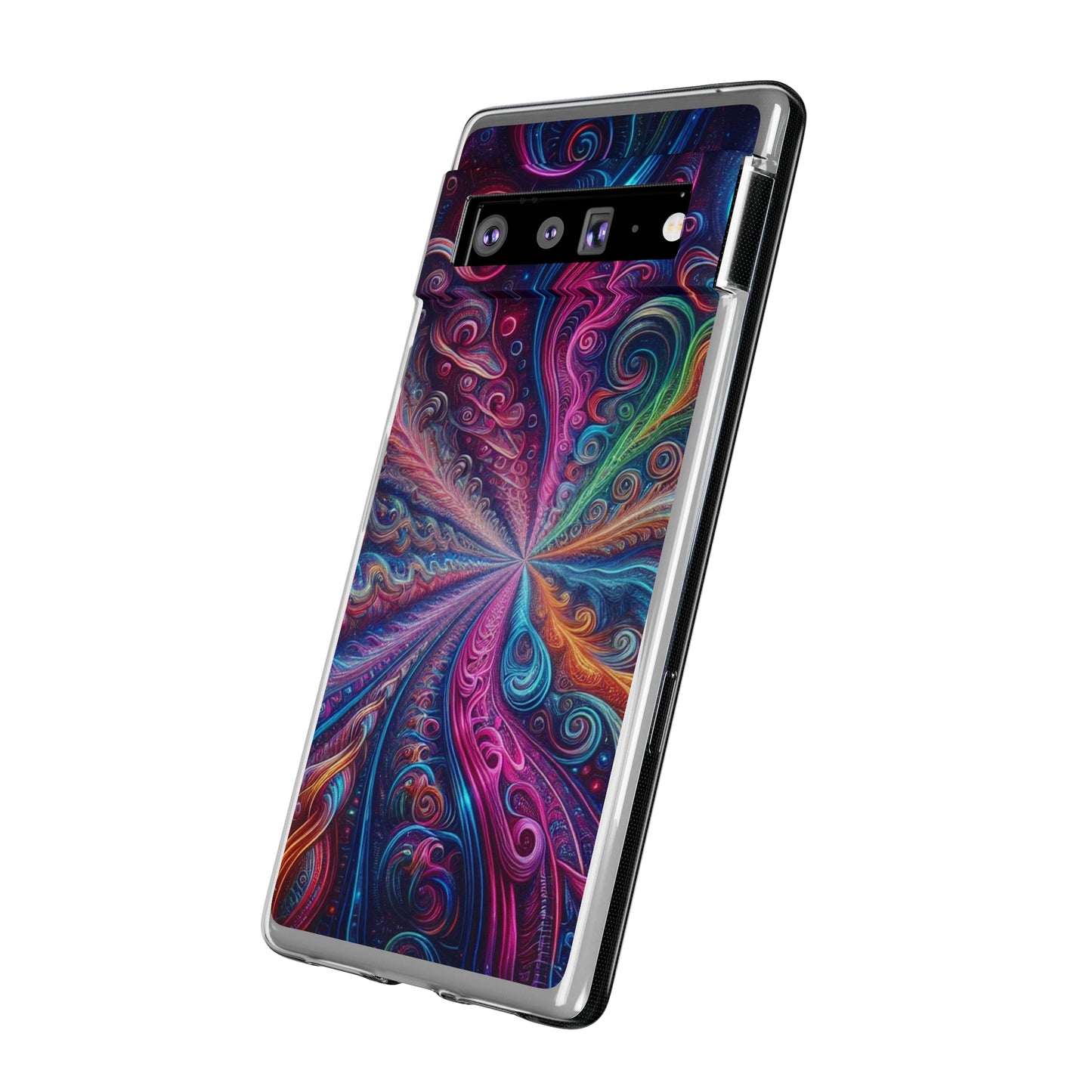 "Infinite Electrify" Infinity Patterns Art Polycarbonate Phone Case