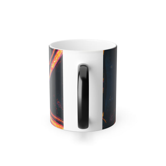 Emilio de la Pintura Trippy Infinity Patterns  11oz Color Morphing Mug
