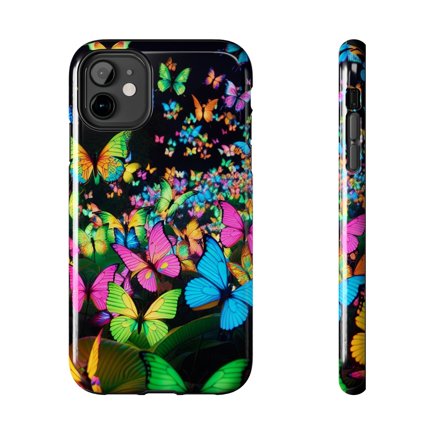 Neon Butterfly Congregation. NEON Butterflies Tough Phone Case