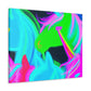 Neon Magical Joyride NEON Unicorns Art Canvas