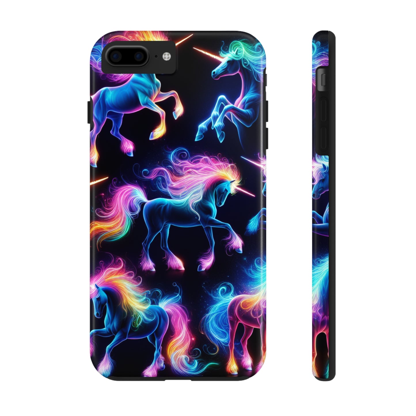 'Neon Mirage of Unicorns' NEON Unicorns Tough Phone Case
