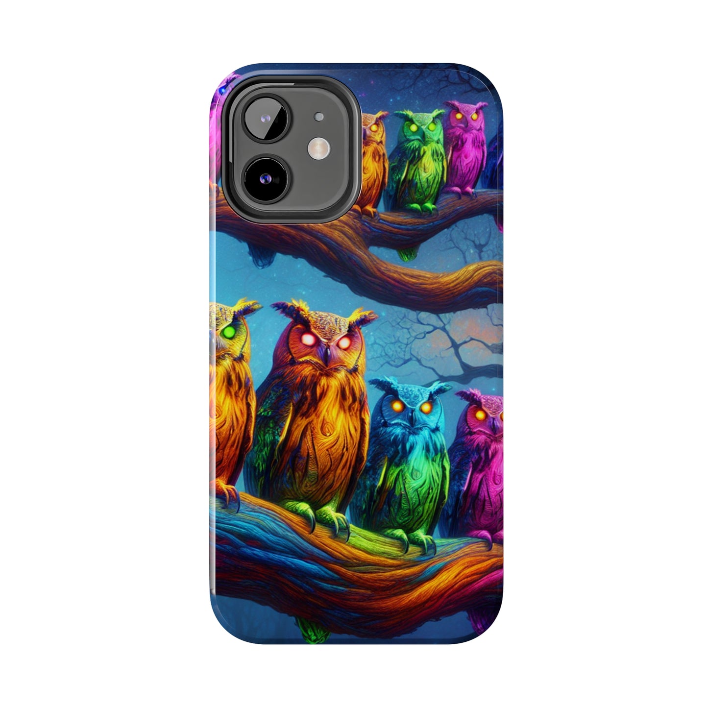 Neon Nocturnal Jazz NEON Owls Tough Phone Case