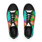 "Neon Flight of Fancy" - Men's Lowtop Sneakers
