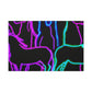 Vibrant Neon Unicornscape. NEON Unicorns Art Canvas