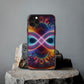 "Neon Psychedelic Infinity" Infinity Patterns Art Polycarbonate Phone Case
