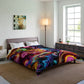 Cosmic Kaleidocolors. Trippy Infinity Patterns Comforter Blanket