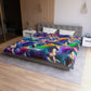 Pietro Romano - NEON Unicorns Microfiber Duvet Cover