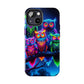 'Neon Rainbow Owls' NEON Owls Tough Phone Case
