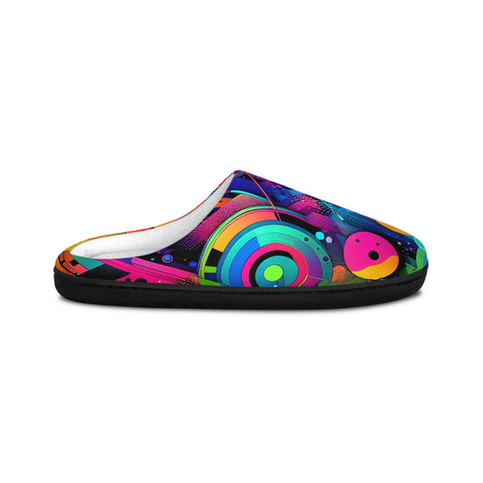Antonio di Giuseppe - Trippy Infity Patterns Men's Indoor Slippers