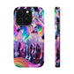 Neon Wonderland Unicorns Neon Unicorns Premium Art Magsafe Magnet Tough IPhone 13 14 15 Pro Plus Max and Mini in Matte and Glossy Phone cases