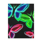 Neon Butterflies Cascade. Neon Butterflies  Art Canvas
